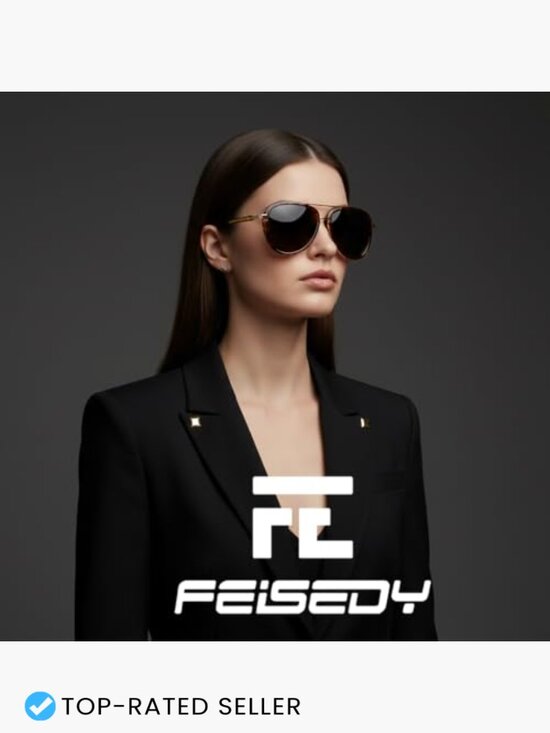 Retro Square Polarized Aviator Sunglasses for Women Men  display picture 2